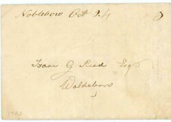 STAMPLESS-NOBLEBORO(Lincoln County)MAINE-OCT/24-HANDWRITTEN ...