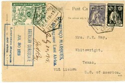 Mozambique WAR TAX-Sc#MR11-MIXED ISSUES-Lourenco Marques-Sc#131H ...