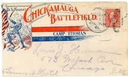 2c BUREAU-CHICKAMAUGA NAT`L PARK GA-AUG/16/98-BICOLOR ILLUSTRATED ...