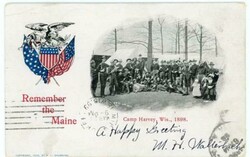 POSTAL CARD-Sc#279-MULTICOLOR ILLUSTRATED/PICTORIAL SPANISH AMERICAN ...