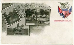 POSTAL CARD-Sc#UX14-MULTICOLOR ILLUSTRATED/PICTORIAL SPANISH AMERICAN ...