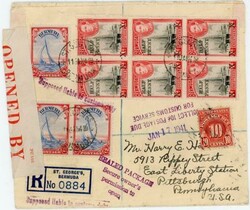 Bermuda SG#112a(x3)#122(block of 6)-ST ...