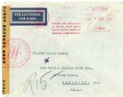 Netherlands Indies-POSTAL METER-SOERABJA-17/6/41-WWII ...