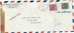 PREXY ISSUE-Sc#831,#825-TRANSPACIFIC CLIPPER-NEW YORK N.Y ...