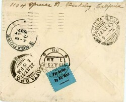 Sc#C21(single,pair)FOURTH BUREAU ISSUE-Sc#560-TRANSPACIFIC ...