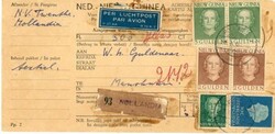 Netherlands New Guinea DOMESTIC PARCEL POST-Sc#21(pair)#20(pair)#14 ...