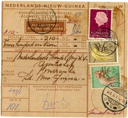 Netherlands New Guinea DOMESTIC MONEY ORDER-Sc#37,#23 ...