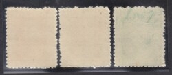 India Kalsia State group of three Perforated color Trials of 1a in ...