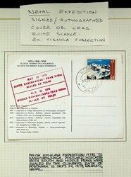 Nepal 1978 Polish Kangchenjunga Expedition PPC w/ 1R cancelled from ...