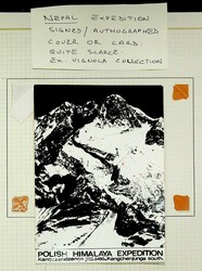 Nepal 1978 Polish Kangchenjunga Expedition PPC w/ 1R cancelled from ...