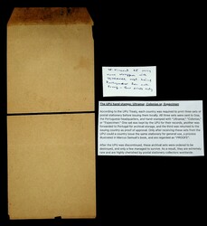 St. Vincent unused KEVII ½d wrapper Proof w/ "SPECIMEN" ovpt & h/s ...