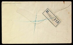 Burma 1946 New Year Greetings Regd airmail FDC w/ KGVI 7v, including ...