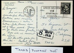 Canada 1967 Postcard from Calgary to San Luis Obispo with 4c Lincoln ...