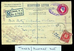 United Kingdom 1937 registered cover from London to San Francisco ...