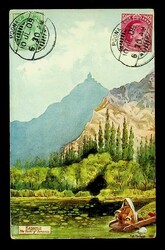 India 1909 Kashmir, The Tuckt of Sunaman PPC w/ KED 2v from Poona via ...
