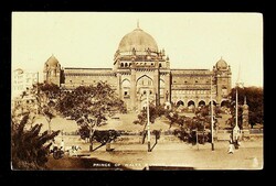 India 1934 Prince of Wales Museum, Bombay PPC w/ KGV 2as to Koln ...