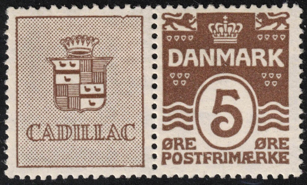 1927 Danemark - Mi R11 XX, timbre publicitaire, cote 550?