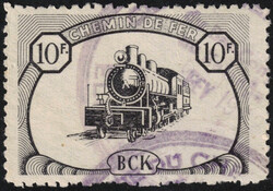 1850: ベルギー領コンゴ - Railway stamps