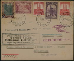 1850: Belgian Congo - Airmail stamps