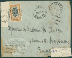 1850: Belgian Congo - Airmail stamps