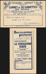 2565: フランス - Military mail stamps