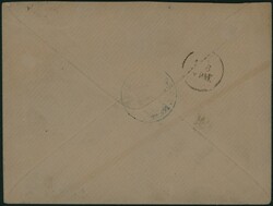 1871 Alsace-Lorraine - Yv. 4-5 obl Strassburg 15/6/71 vers Berlin