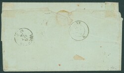1856 Lombardo-Vénétie - Yv. 3x2, margés, annulés par griffe Lodi ...