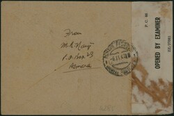 1943 Erythrée - Occupation britannique - Sass. 1-3-13 obl Asmara ...