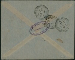 1944 Erythrée - Occupation britannique - Sass. 1x2-3x2-5-10 obl ...