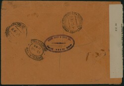 1944 Erythrée - Occupation britannique - Sass. 1-3-10-13 obl Asmara ...
