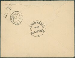 1881 Yv. 19x2-33 (NVPH 19L-33L) obl Lpts 44 + càd s'Gravenhage ...