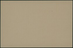 1900 Carte postale réclame neuve, 7 1/2c brun terne, Dorius Rykers ...