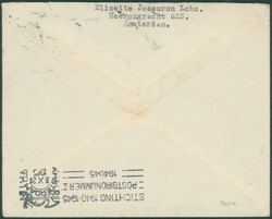 1945 Yv. 171-276-332/3-433 obl Amsterdam 3/10/45 en PA vers Prague. ...