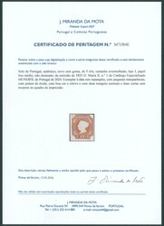 1853 Yv. 1 (X) - Mundifil 1 - bien margé. Certificat photo J. ...