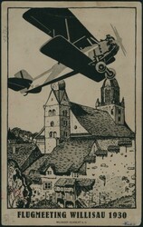 1930 Yv. PA 5-11 obl Genève-Aviation/Vol du Zeppelin/14 IX 30 + càd ...