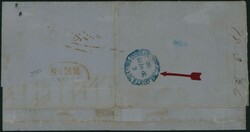 1866 Brésil - Yv. 13x3 (dentelés) - 23 sur LAC de Angra dos Reis ...