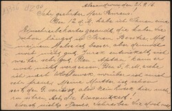 1916 Pologne, occupation allemande - EP 5c + Yv. 4-6 obl Alexandrowo ...