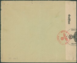 1940 480 de Malmédy le 10/5/1940 vers Liège. La lettre a été ...