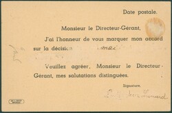 1940 479 obl Jupille le 18 mai 1940 de Jupille à Bressoux, griffe ...