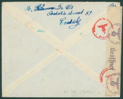 1941 430 obl Kontich 23/4/41, enveloppe + contenu + photo vers ...