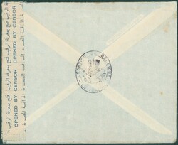 1942 Enveloppe de la Légation de Belgique en Turquie, grand cachet ...