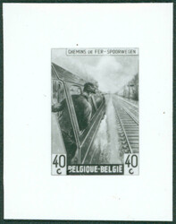 1810: Belgien - Eisenbahnmarken