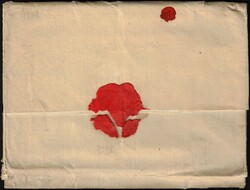 1790 LAC de Battice vers Bruxelles. B dans un cercle noir. Port 8 ...