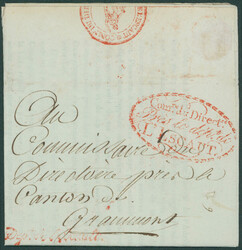 1796 Circulaire illustrée datée de Gand 18 germinal an 4 du ...