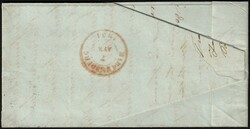 1851 3x2 (1 touché) obl P 107 + càd Manage 6/4/1871 sur LAC datée ...