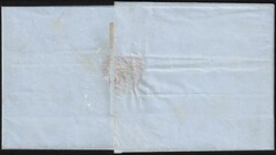 1851 6 non oblitéré sur LSC vers Antwerpen