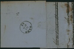 1863 14x2 obl 8 barres P 205 + càd Paturages 20/12/63, LAC datée de ...