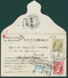 1810: Belgien - Flugpostmarken