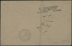 1929 203-208-256 obl Antwerpen 2/XI.1929 en expres vers Thoune en ...