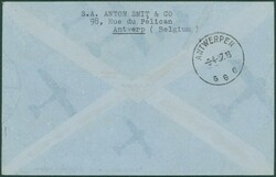 1937 419-427-431x2-434 obl Antwerpen 9/4/37 en PA vers Sydney, ...